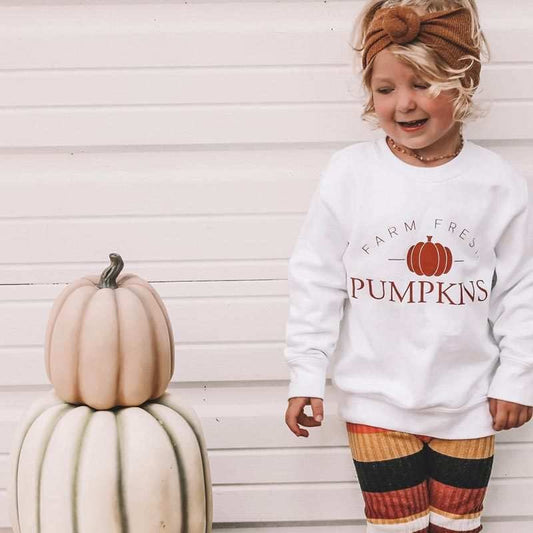 PREORDER: Kids Farm Fresh Pumpkins Sweatshirt 7.29.24osym
