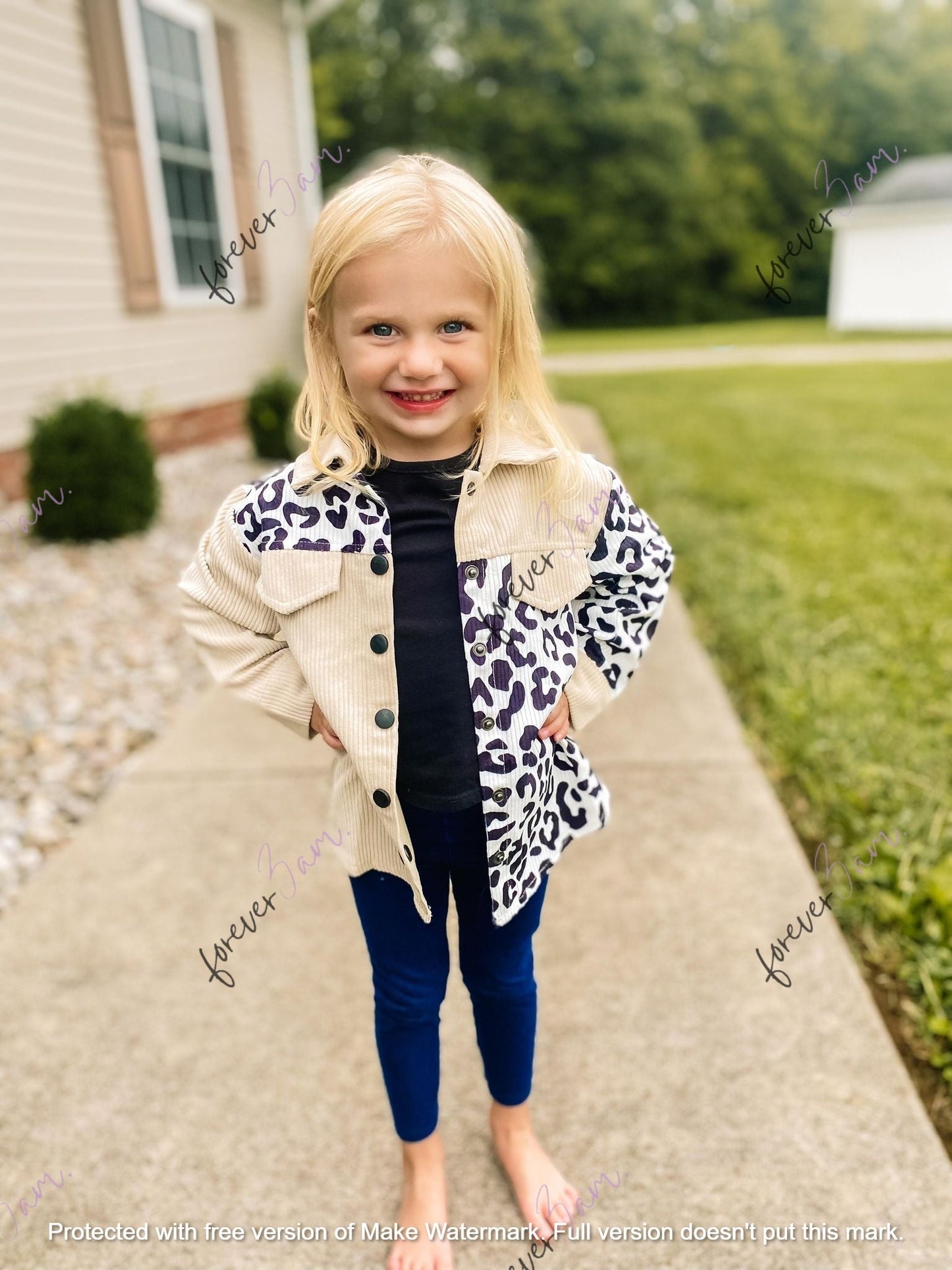 RTS: Leopard Mama and Me shacket-