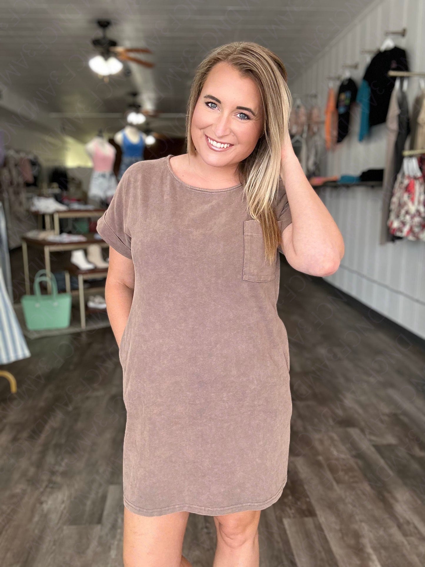 RTS: The Valery Forever3am Mineral Washed Cotton Dress-